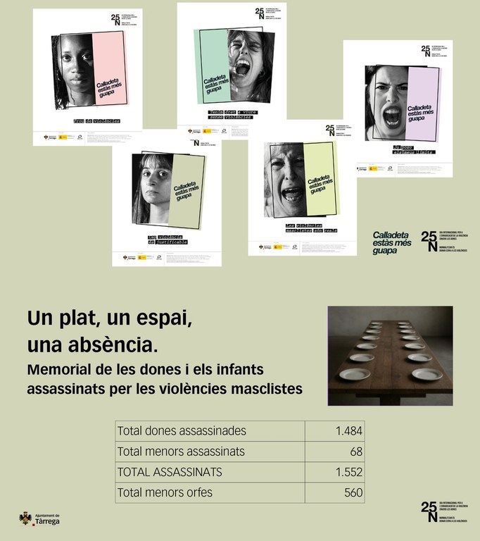25-N DIA INTERNACIONAL PER A L'ELIMINACIÓ DE LA VIOLÈNCIA ENVERS LES DONES: Taula rodona sobre violències sexuals i presentació de les guies de prevenció