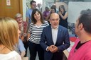 El conseller de Drets Socials, Carles Campuzano, destaca el caràcter referent del futur centre de dia de l’Associació Alzheimer Tàrrega