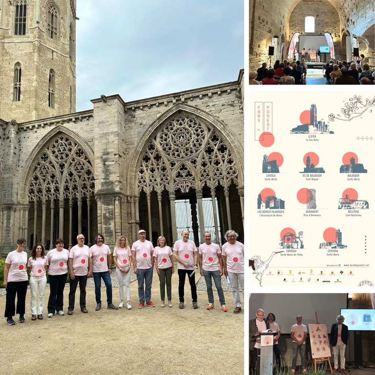 Tàrrega és un dels municipis impulsors de la ruta Fars de Ponent, que promou campanars i miradors del territori