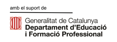 amb el suport del Departament d'Educació amb el suport del Departament d'Educació