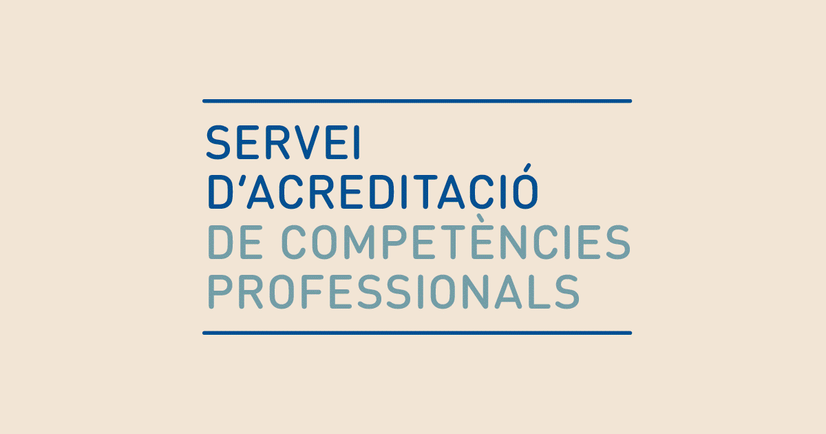 Acreditació de competències professional. Banner informatiu