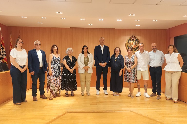 El conseller d'Esports, Berni Álvarez, visita Tàrrega per presentar l’acció informativa ‘Pla de Govern al Territori’