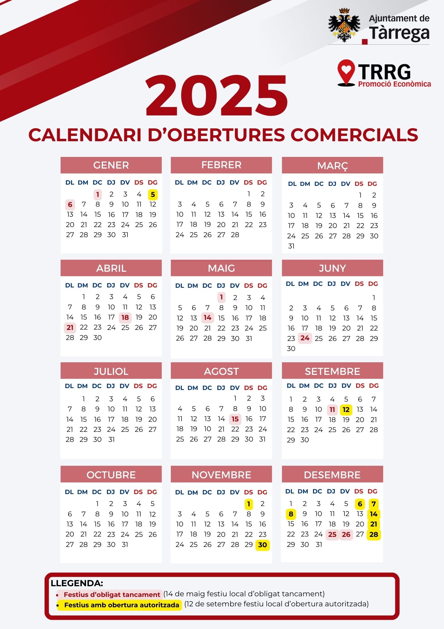 Calendari 2025
