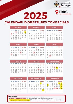 Calendari 2025