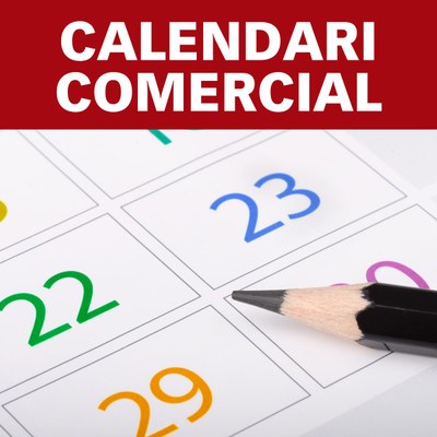 Boto calendari comercial