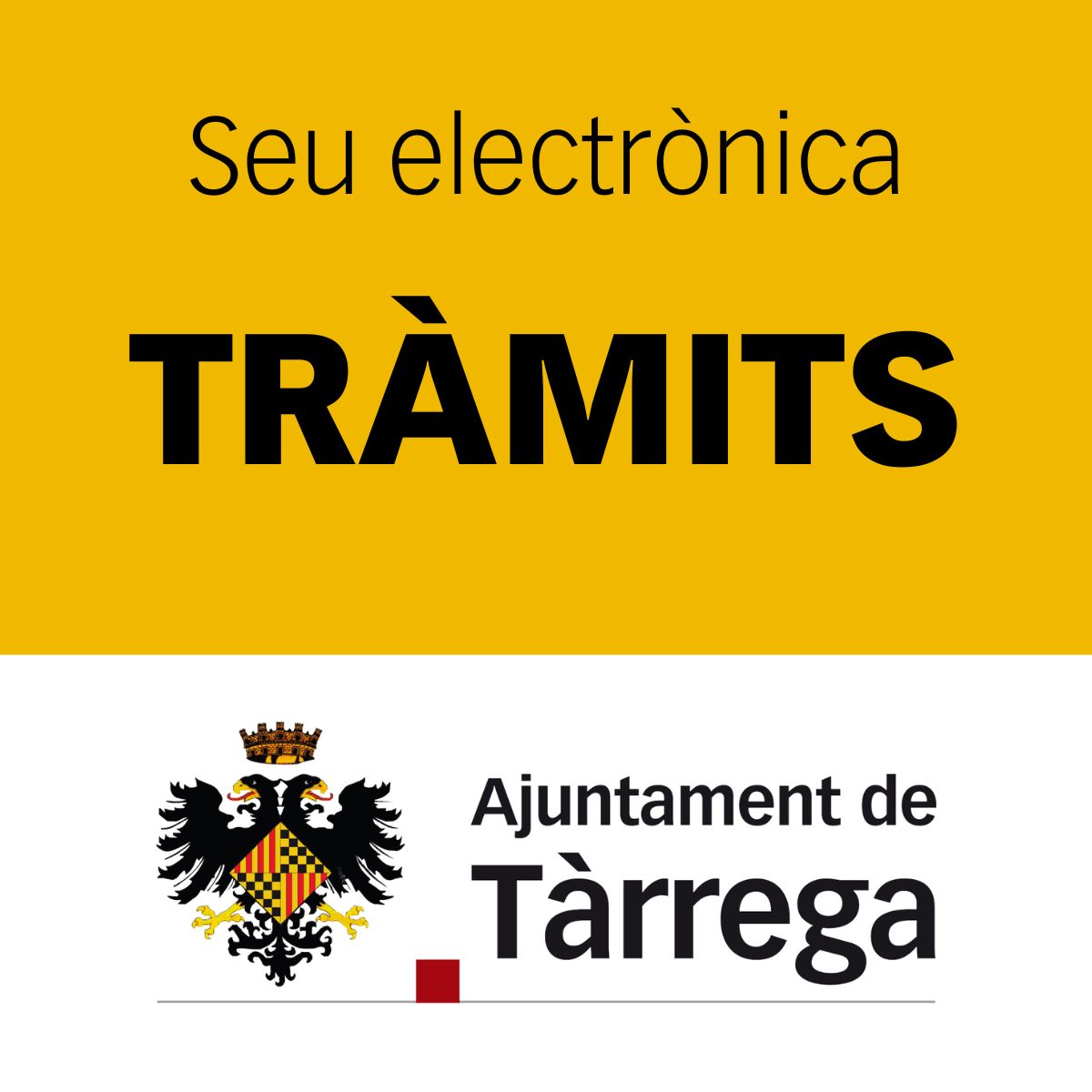 Botó web tramits seu electronica
