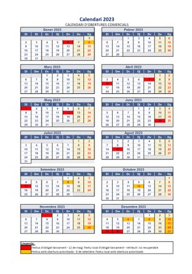 Calendari festius 2023