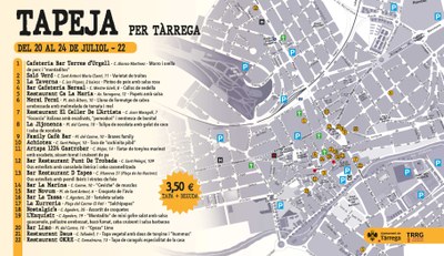 Plànol Ruta Tapes 2022