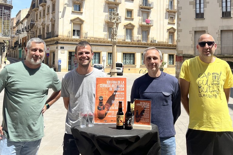 La 13a Fira de la Cervesa Artesana de Tàrrega se celebrarà el dissabte 30 de maig amb 14 elaboradors