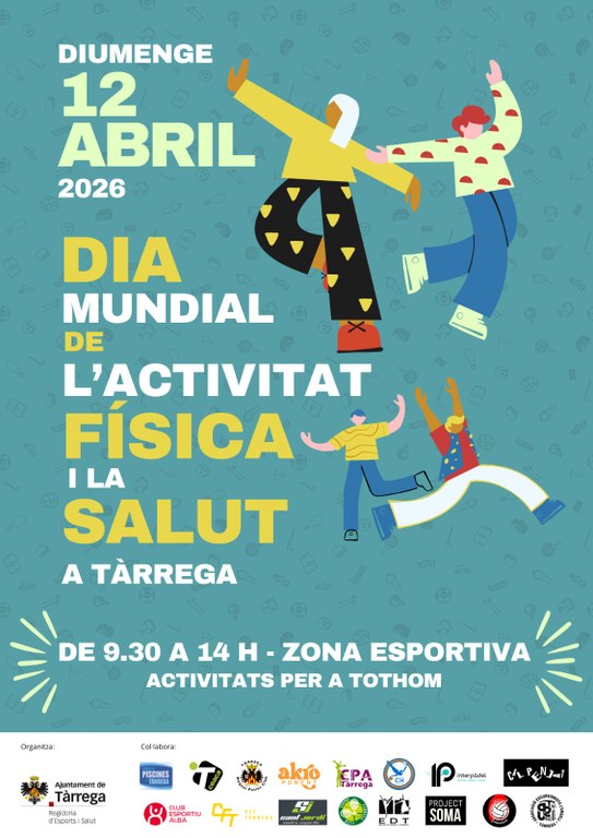 Tàrrega prepara la celebració del Dia Mundial de l’Activitat Física i la Salut per al diumenge 12 d'abril