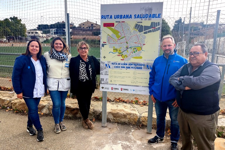Tàrrega promou l’ús de la nova ruta saludable que discorre per tots els barris del nucli urbà